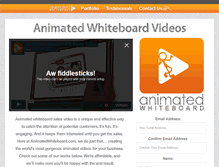 Tablet Screenshot of animatedwhiteboard.com